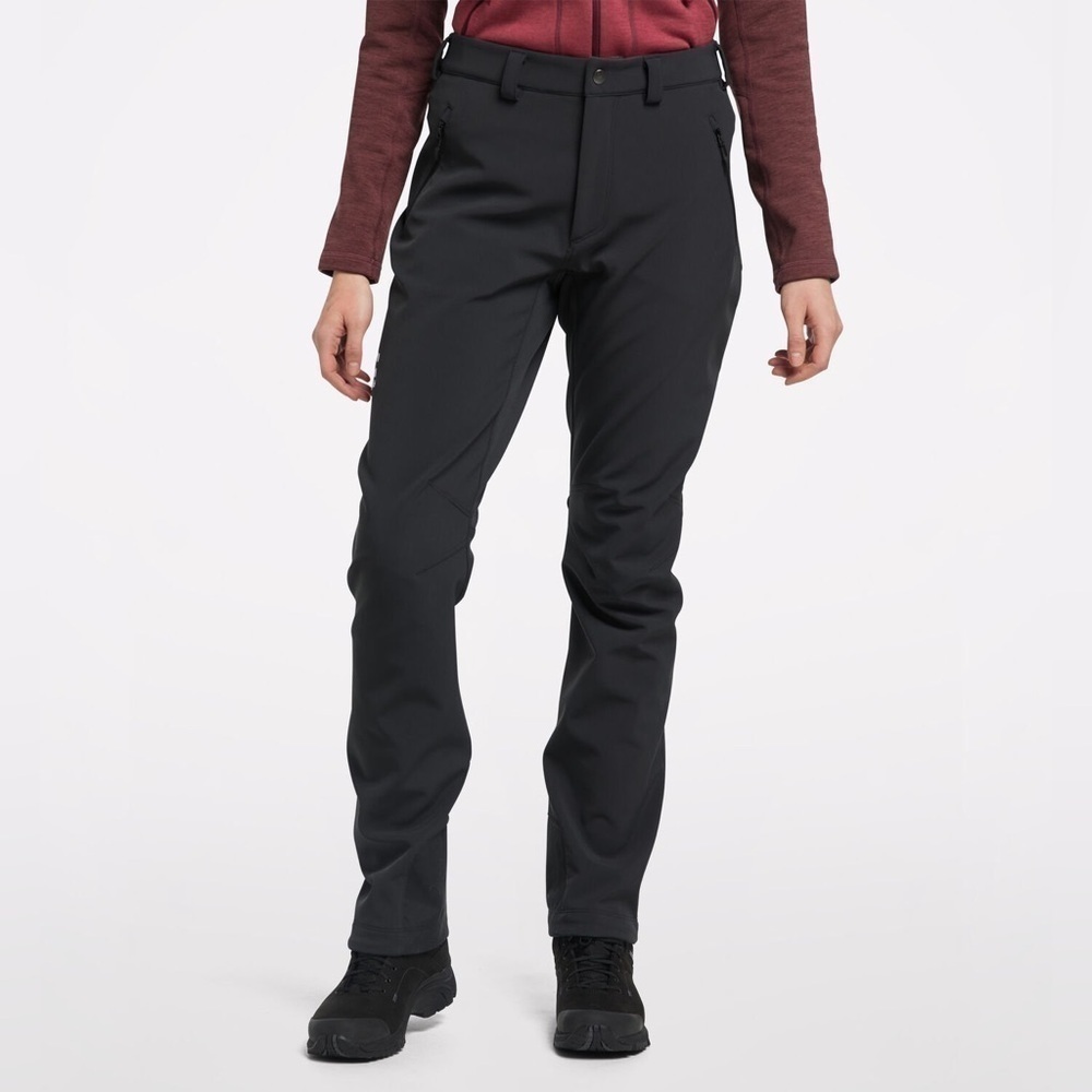 Haglofs Women’s Clay Softshell Hiking Pants in Charcoal Size 12 Outdoor Active